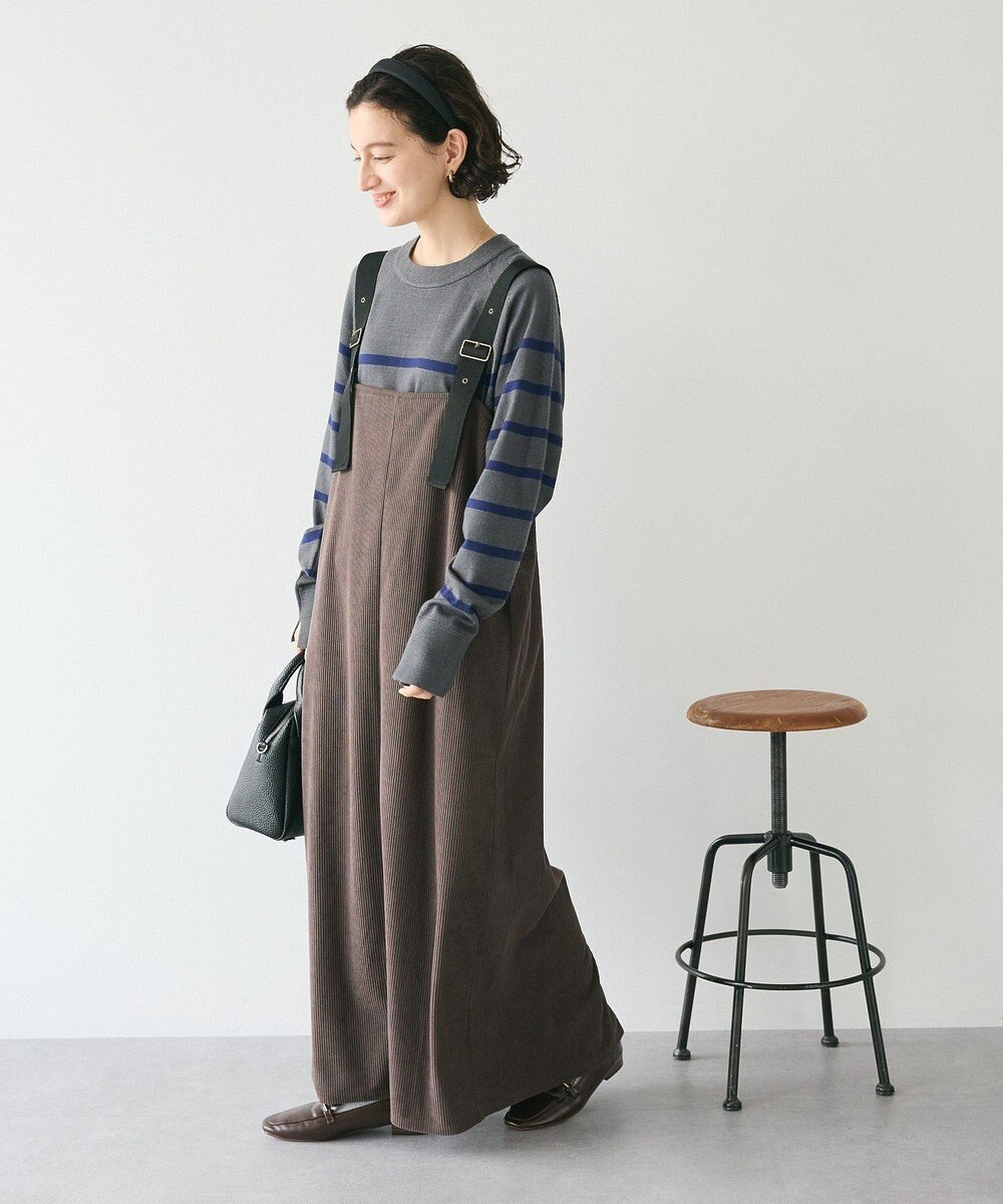 CRAFT STANDARD BOUTIQUE カットコーデュロイジャンパースカート 