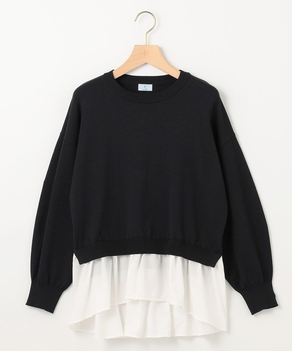 組曲 ストレッチクリアドッキング ニットプルオーバー 