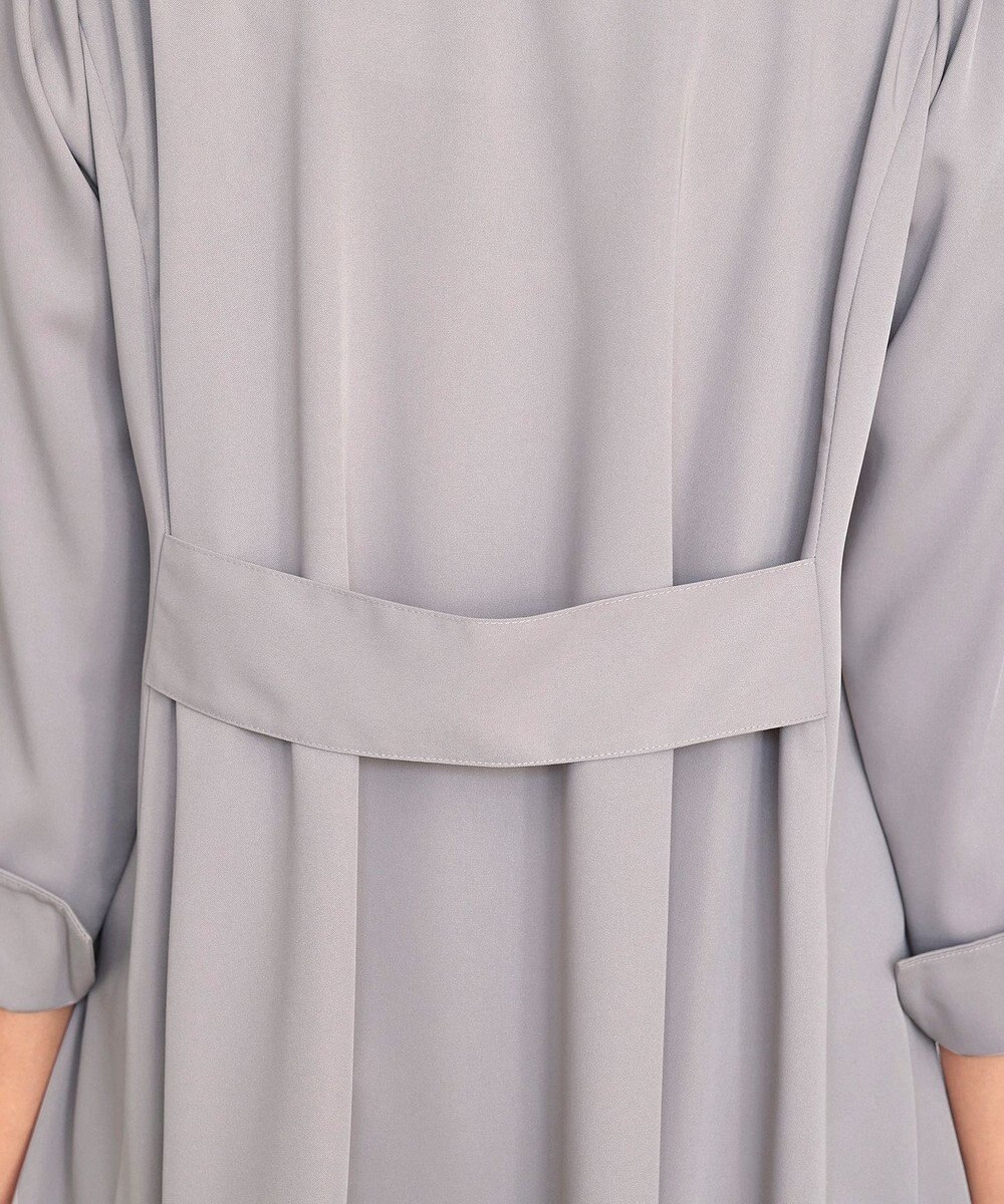 Tiaclasse L 【小倉優子さん着用・選べる袖TYPE・洗える】バックフレアチュニック 