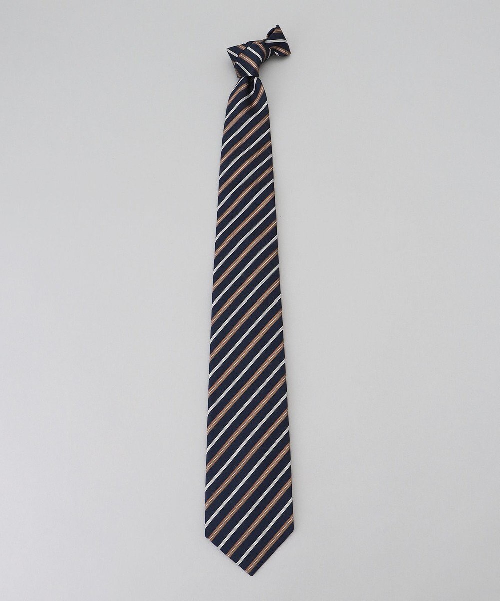 GOTAIRIKU  GOTAIRIKU別注【日本製】シルク ネクタイ_レジメンタル柄 