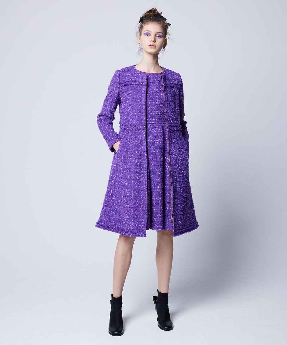 TOCCA 【消臭】SWEET TWINKLE ツイードコート 