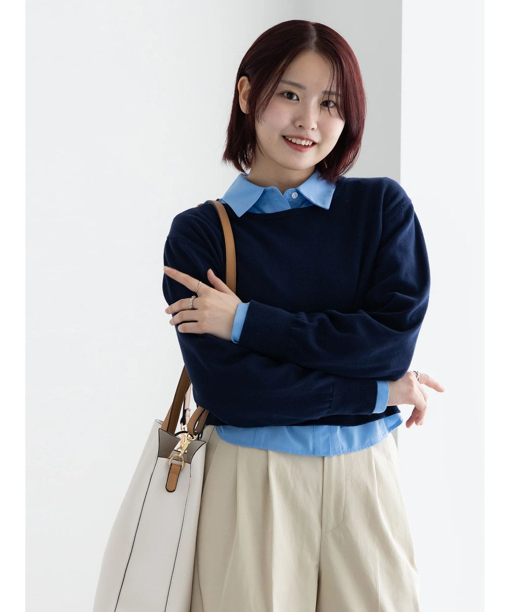 Te chichi コンパクトクルーネックニット【AOYAMA FASHION ASSOCIATION × Te chichi】 