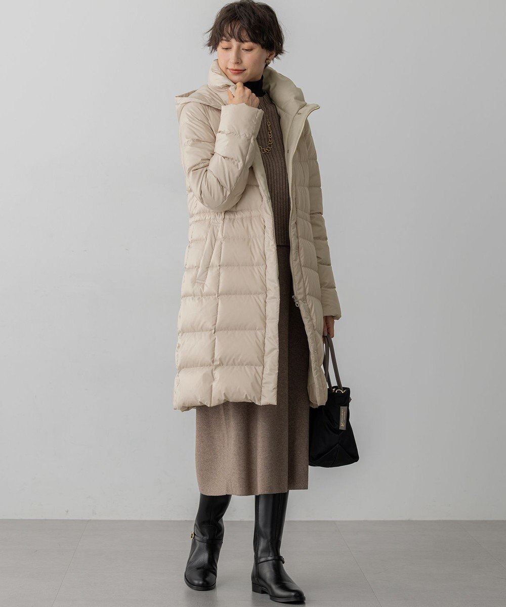 23区 L 【VERY掲載/新色追加】シレータフタ ロング ダウンコート 