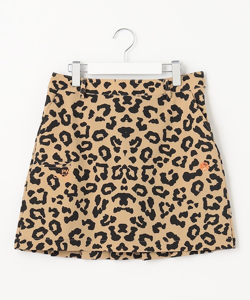 PW CIRCULUS 【WOMEN】【ストレッチ/撥水】インナー付き バックプリーツ スカート 