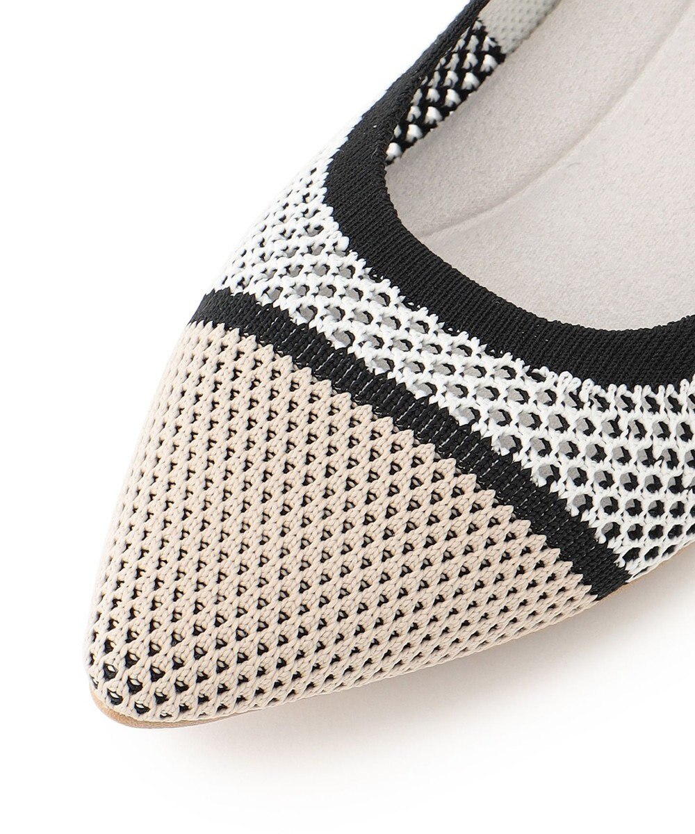 steppi 【洗える/撥水】パターンメッシュ パンプス 