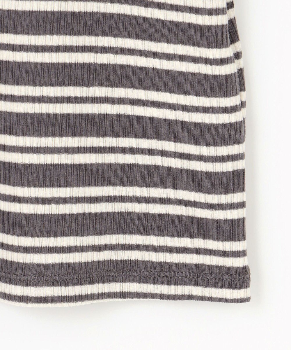 J.PRESS LADIES カシミヤシルクリブタートル ボーダー カットソー 