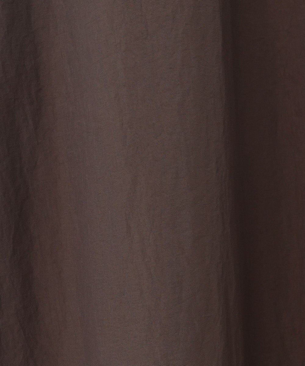 23区 【洗える】マットナイロンタフタ シャツワンピース 