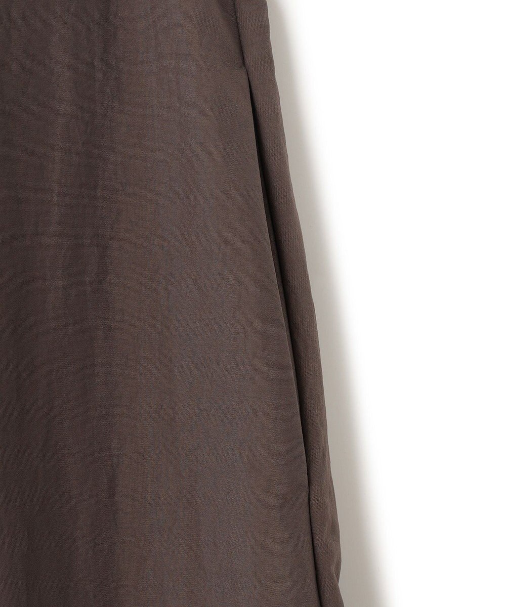 23区 【洗える】マットナイロンタフタ シャツワンピース 