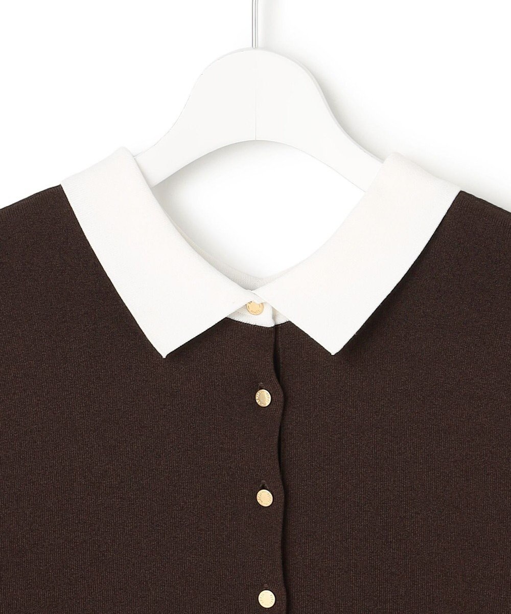 23区 【先行予約/WEB&一部店舗限定】バイカラーデザイン 2WAY ニット 