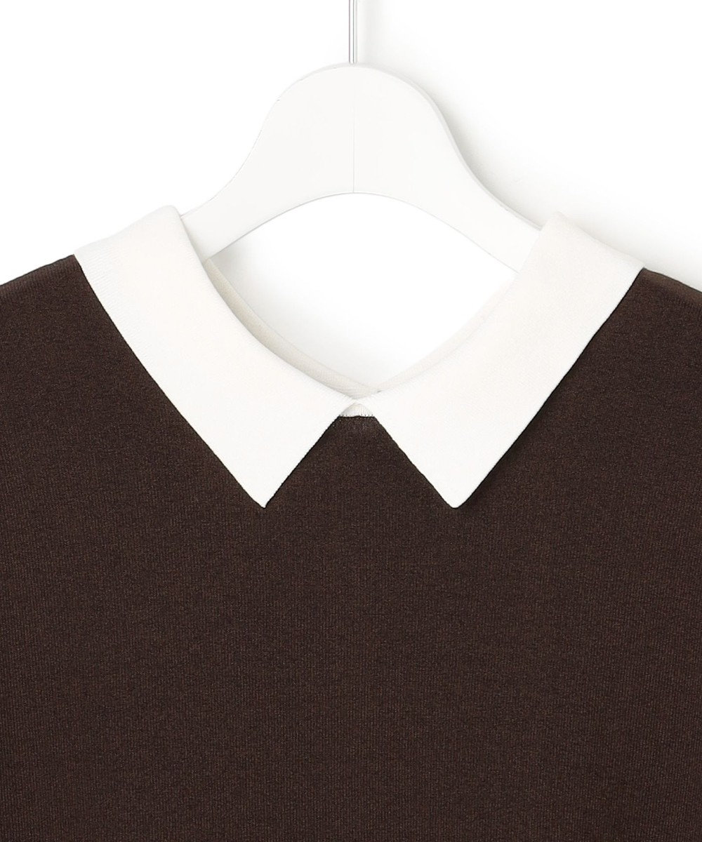 23区 【先行予約/WEB&一部店舗限定】バイカラーデザイン 2WAY ニット 