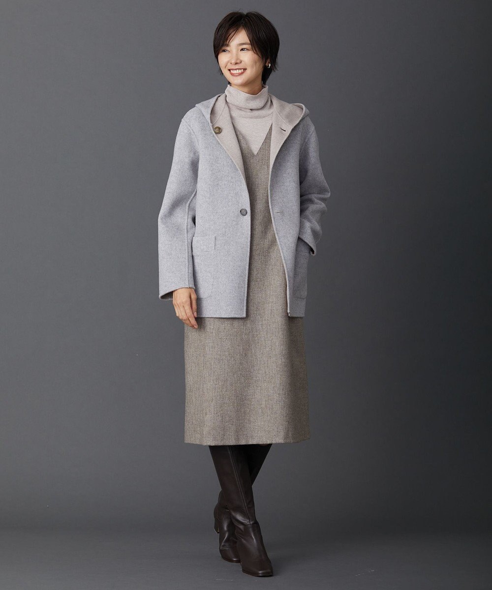 J.PRESS LADIES シャンブレーツイル ジャンパースカート 