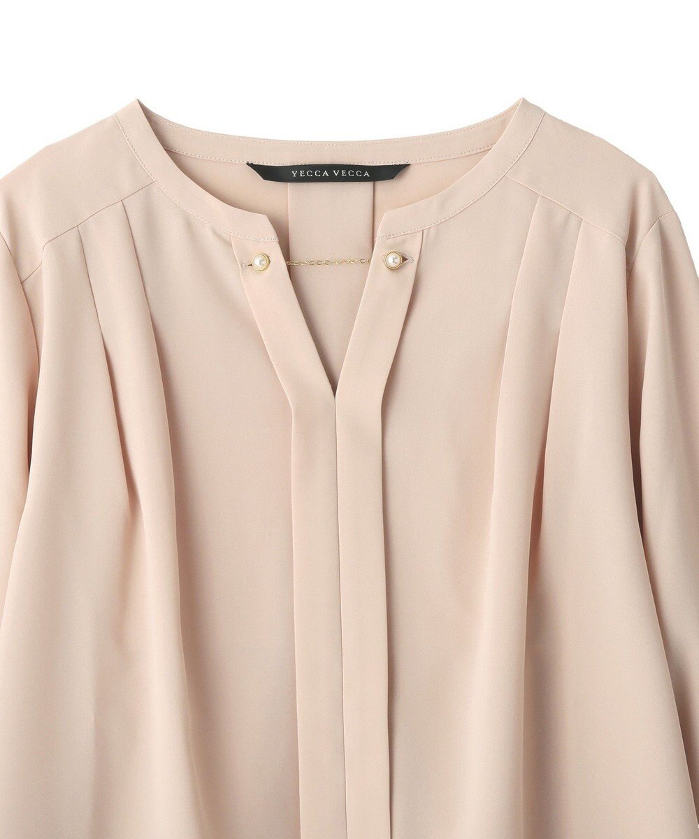 YECCA VECCA アクセサリー付きブラウス 