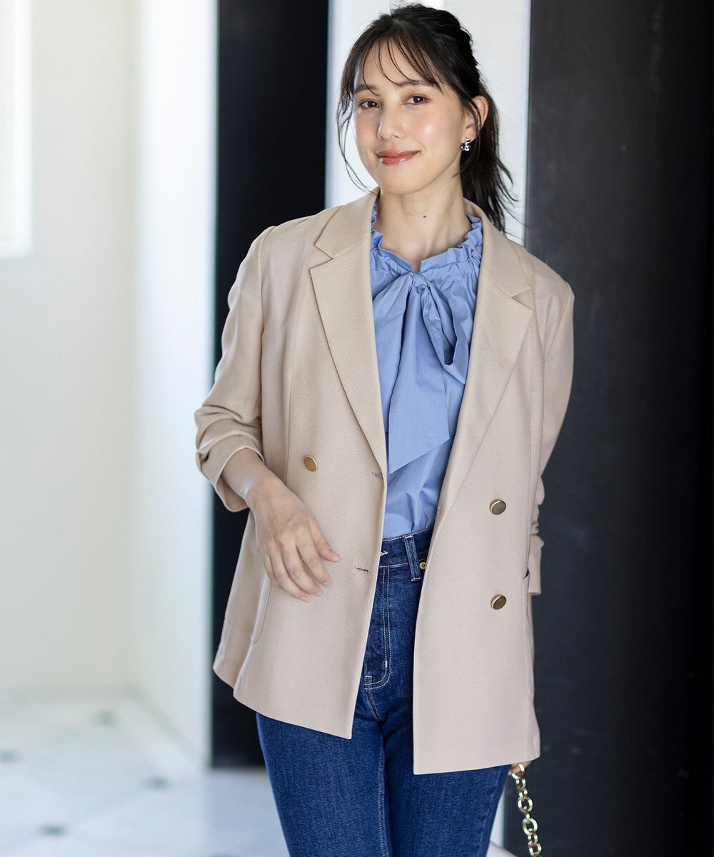 ANY SIS S 【吸水速乾・洗える】シアーメッシュ ジャケット 