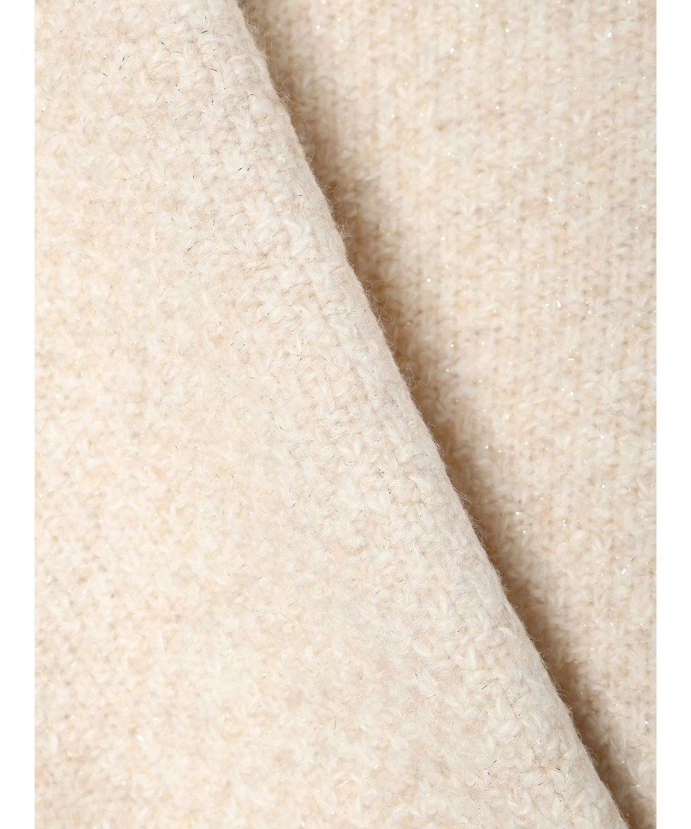 earth music&ecology ラメスラブニットカーディガン 