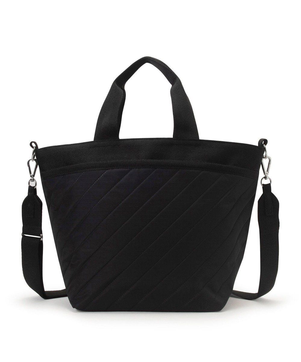 LeSportsac BUCKET TOTE/ラインデボスブラック 