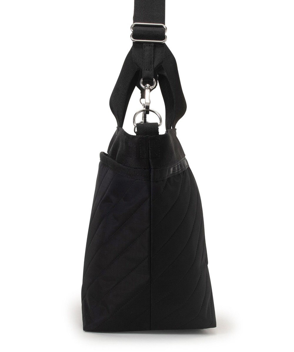 LeSportsac BUCKET TOTE/ラインデボスブラック 