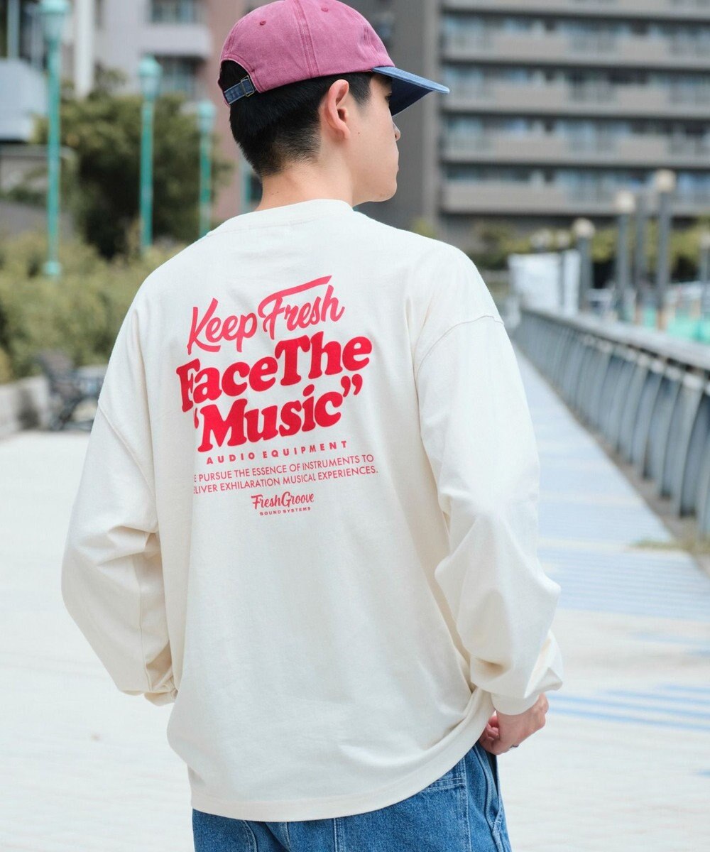 WEGO 【ユニセックス着用ITEM】フロッキーロゴBIGロンT（LS） 