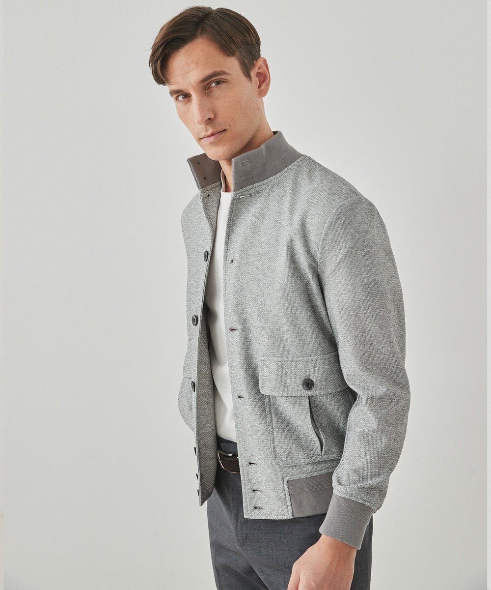 GOTAIRIKU 新作【ストレッチ/洗える/吸水速乾】ノルマンディーリネン A-1ブルゾン 