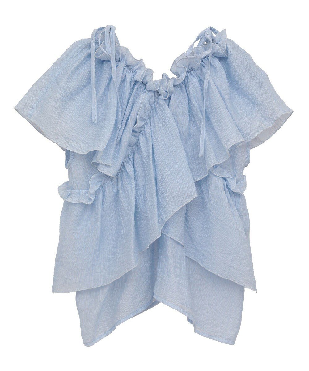 Green Parks マルチＷＡＹオフショルフリルブラウス 