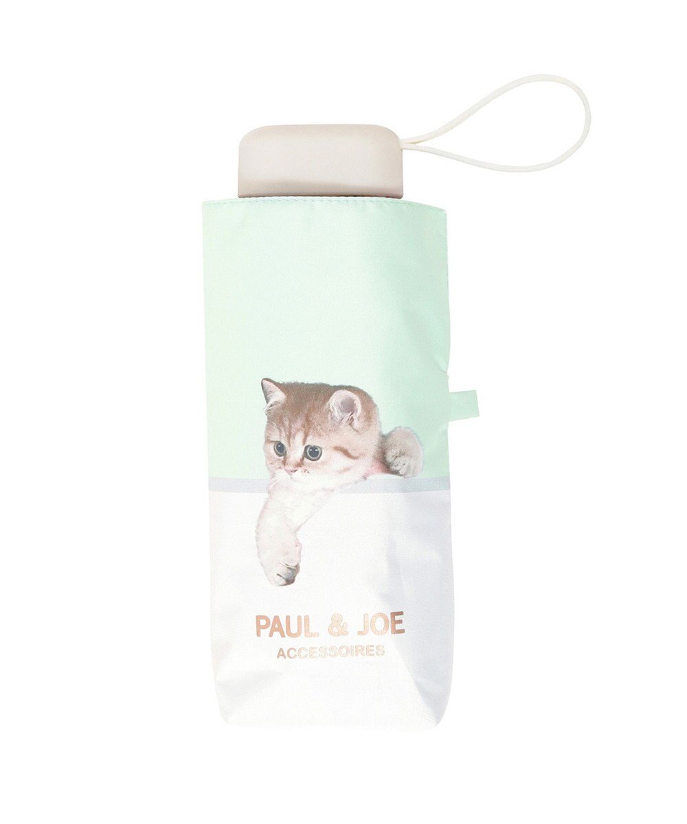 MOONBAT 【一級遮光/コンパクト】PAUL & JOE 晴雨兼用 折りたたみ日傘 軽量 スウィンギングヌネット 