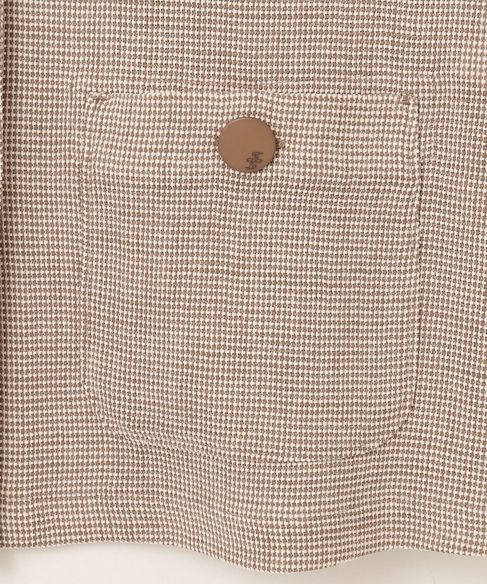 自由区 【洗える】ライトカラミノーカラー ジャケット 