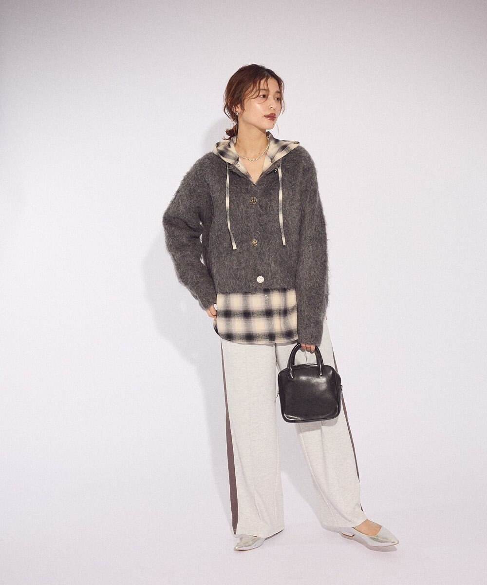 Green Parks あったか裏起毛サイドラインスウェットパンツ 