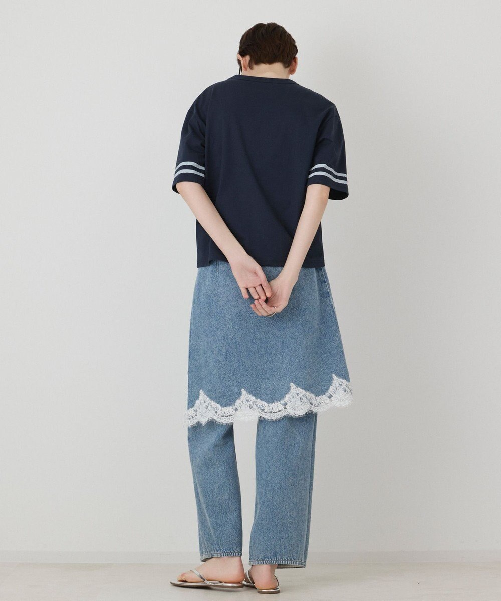 GRACE CONTINENTAL カレッジロゴプリントTシャツ 