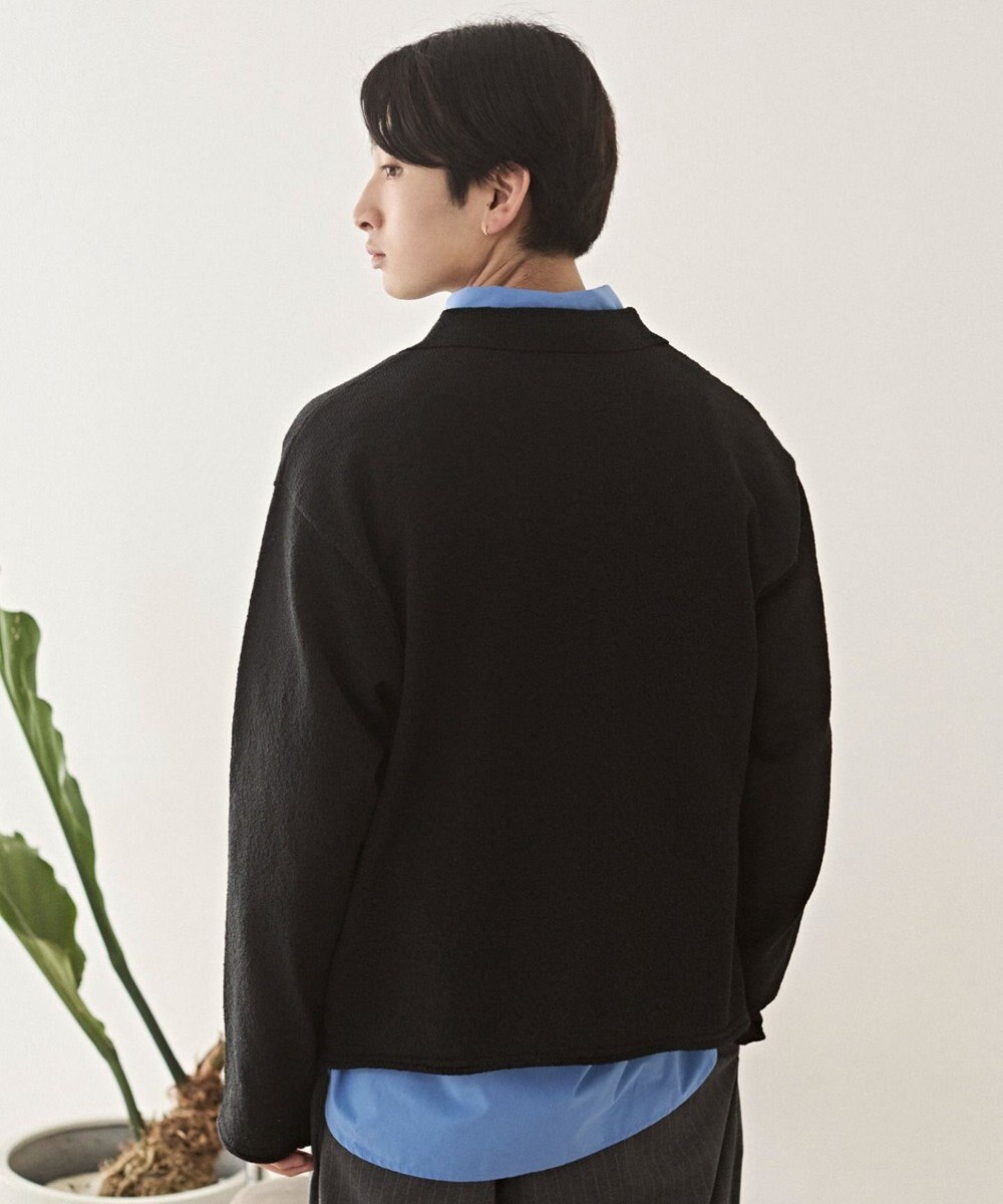 WEGO スキッパーニットポロ 