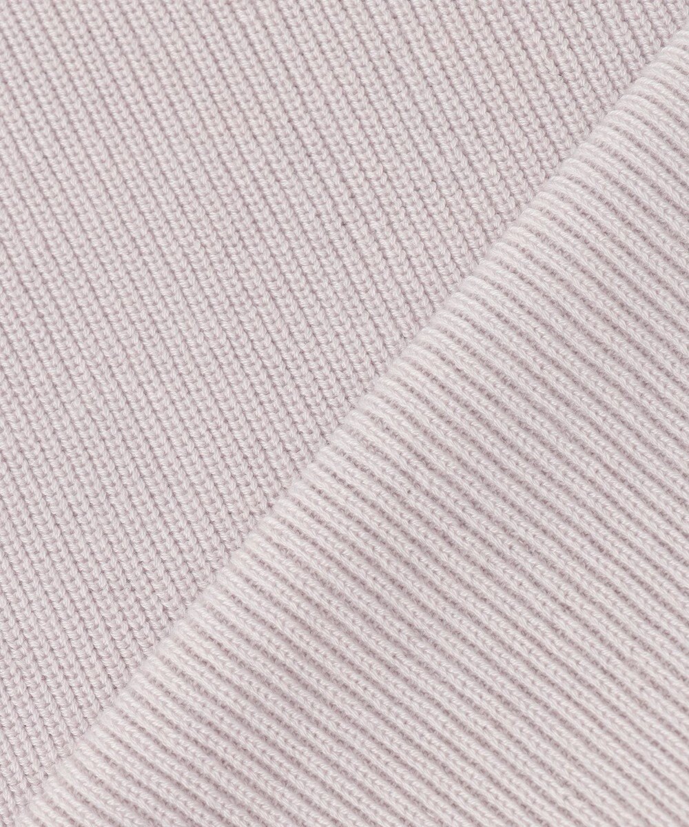 組曲 【WEB限定】襟付き片畔ニットプルオーバー 