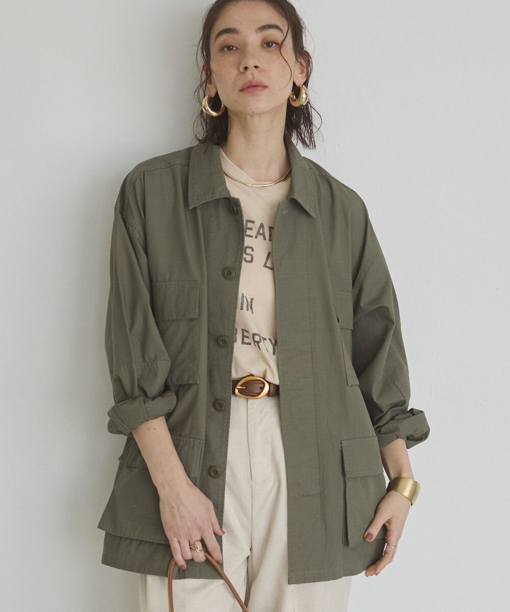 WEGO 【ANGIE VINTAGE】ミリタリー シャツジャケット 