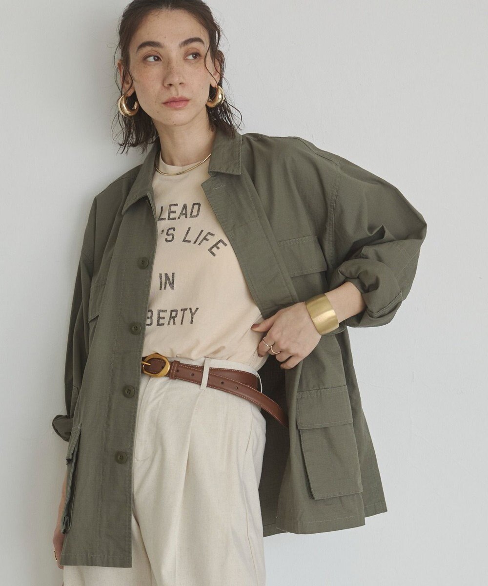WEGO 【ANGIE VINTAGE】ミリタリー シャツジャケット 