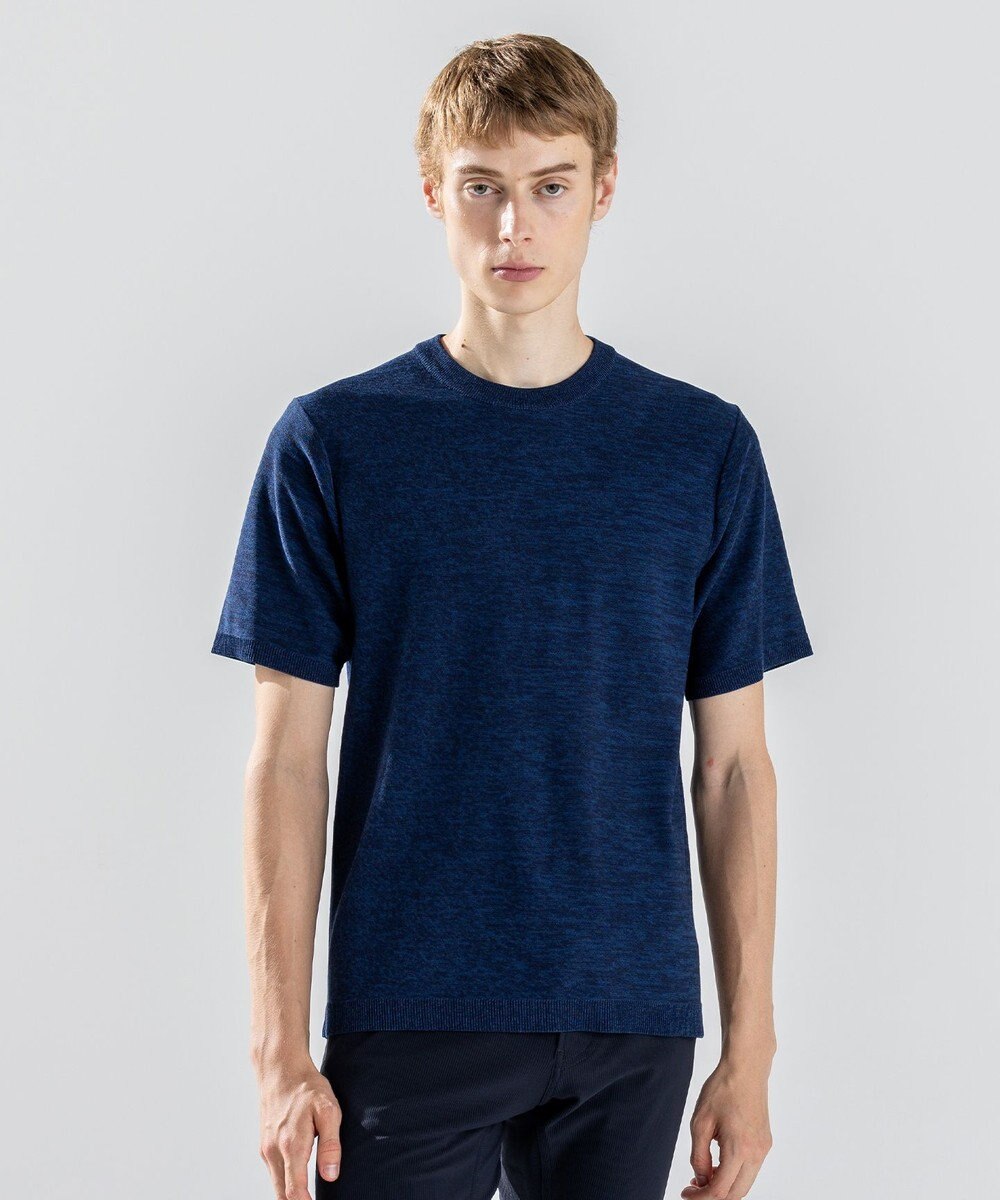 JOSEPH HOMME レクサスムリネ　クルーネック半袖ニット 