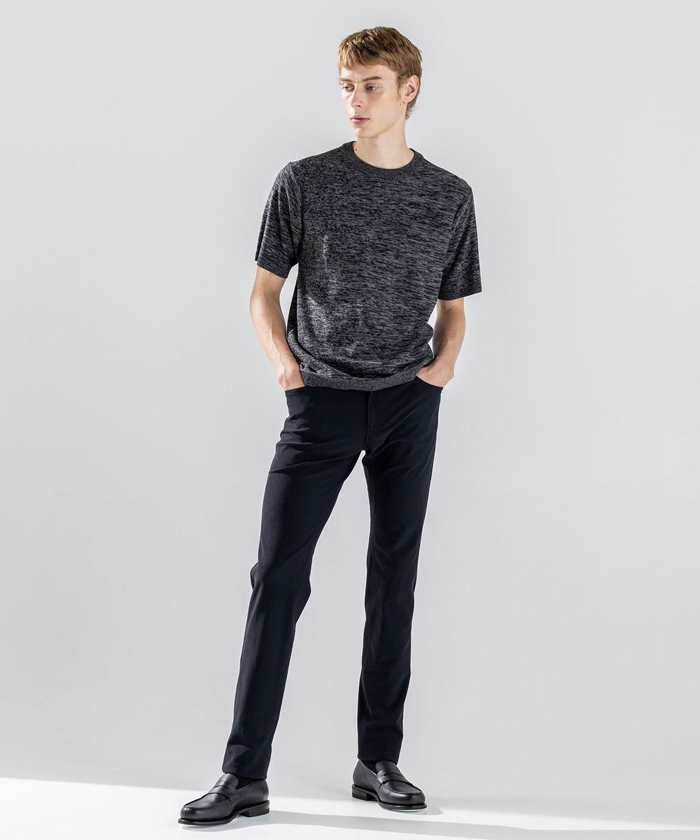 JOSEPH HOMME レクサスムリネ　クルーネック半袖ニット 