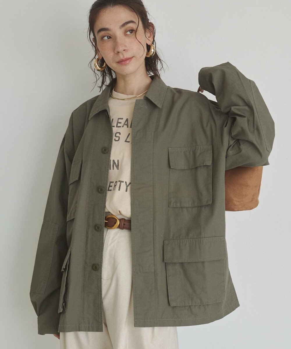 WEGO 【ANGIE VINTAGE】ミリタリー シャツジャケット 