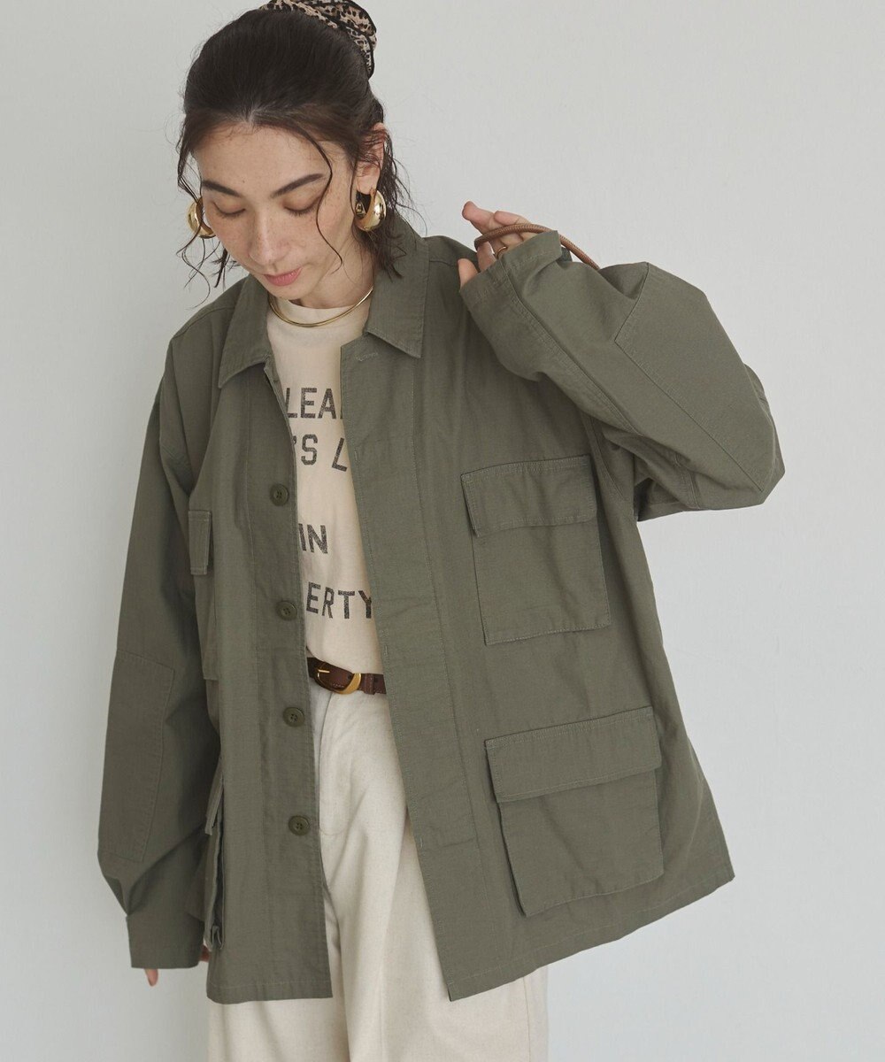 WEGO 【ANGIE VINTAGE】ミリタリー シャツジャケット 