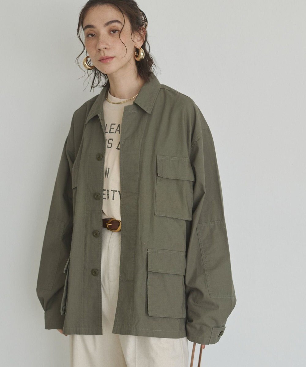 WEGO 【ANGIE VINTAGE】ミリタリー シャツジャケット 
