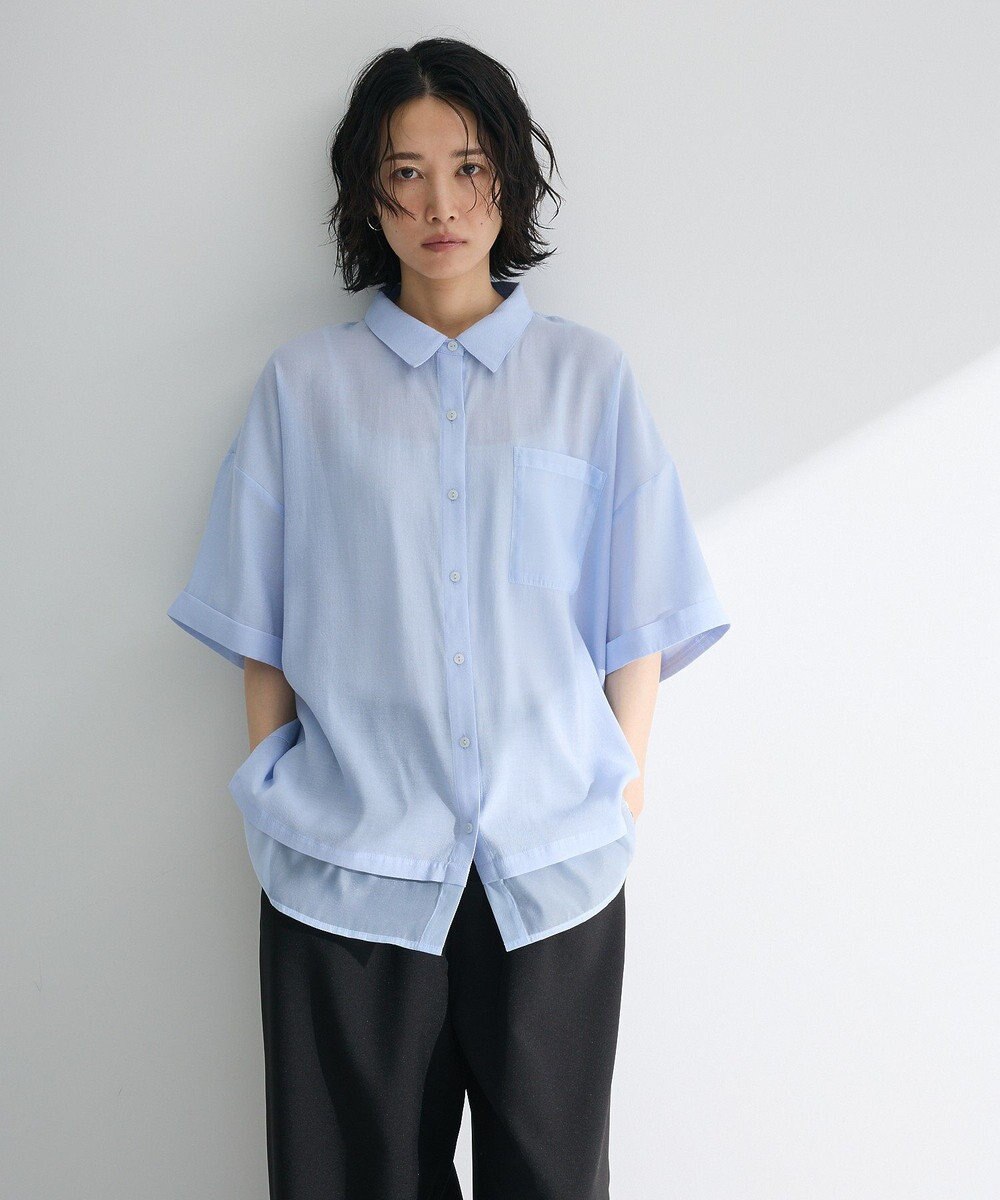 Green Parks 裾レイヤードショートスリーブシャツⅡ 