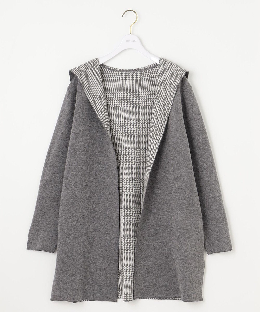 ANY SIS 【2WAY】リバーシブルフーディ アウター 