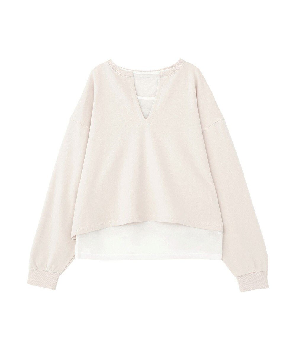 Green Parks ＳＥＴ２点　深Ｖネック裏毛＋プルオーバー 