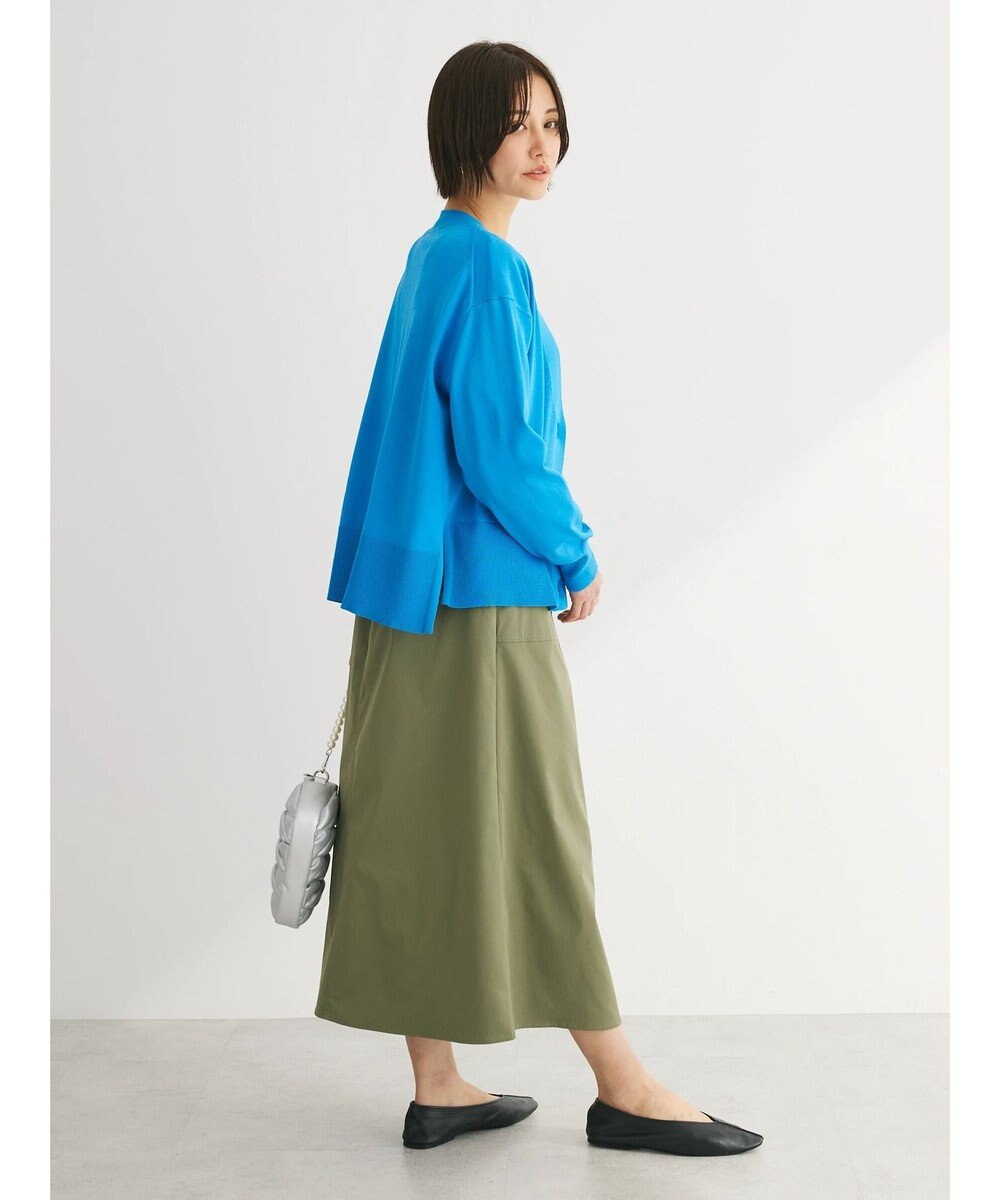 Green Parks フロントＺＩＰセミフレアスカート 