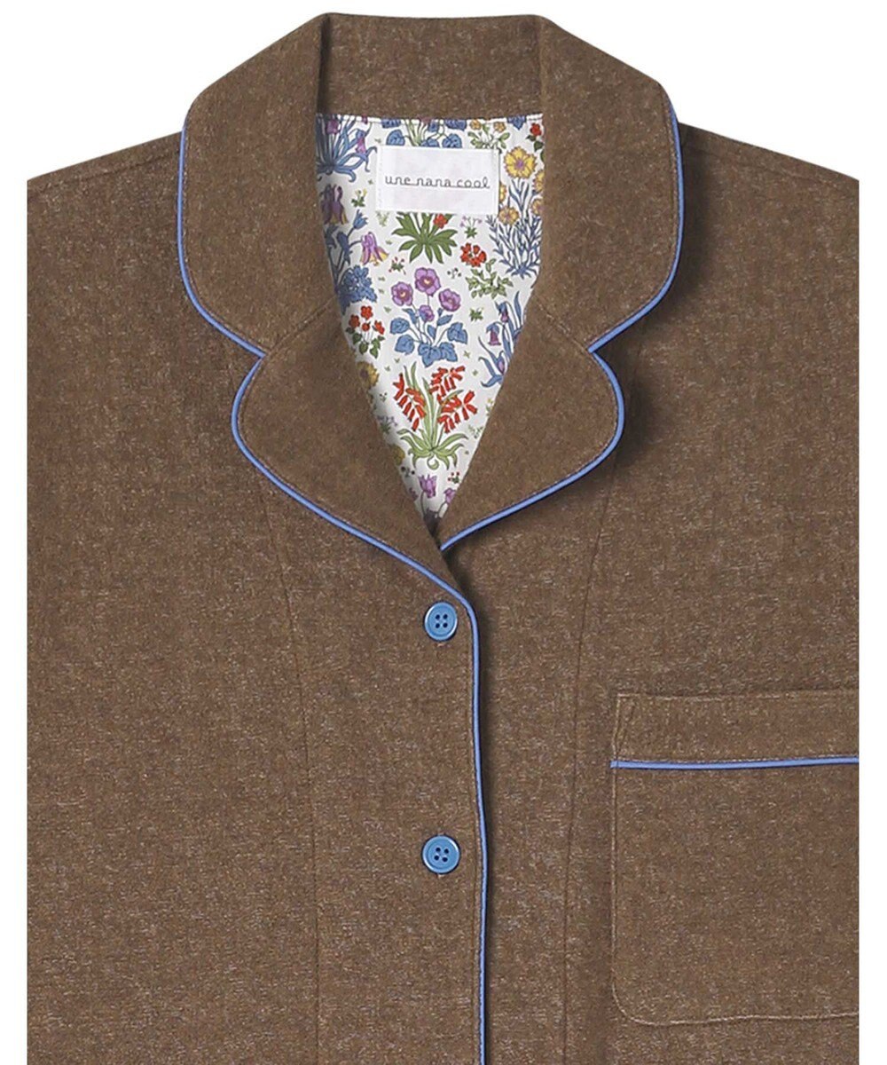 une nana cool 【綿混】コットンパイルパジャマMADEWITHLIBERTYFABRIC 