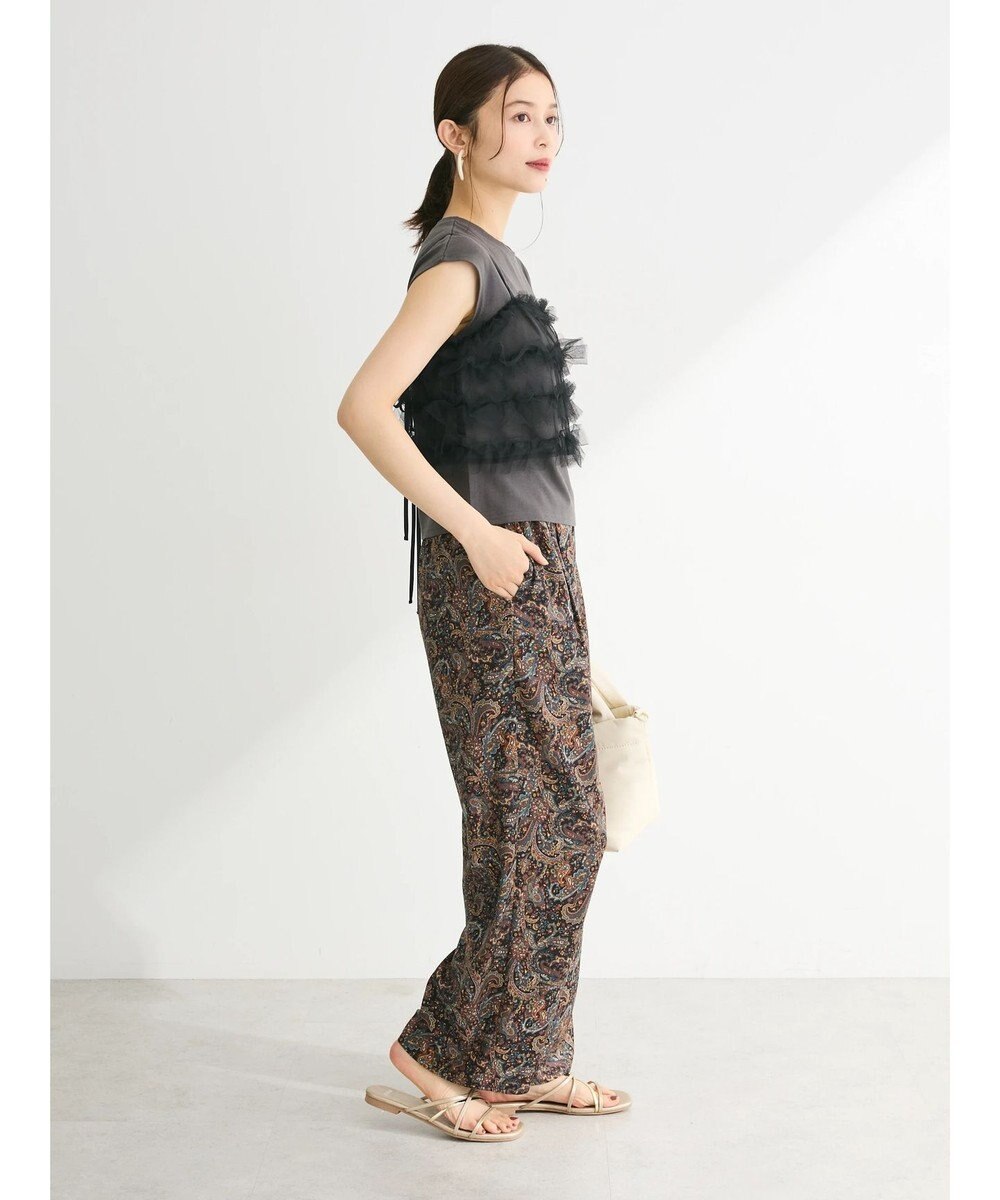 Green Parks ・ｓｗｉｎｇ　ｂｙ　ＳＥＴ２点チュールビスチェ＆フレンチＴ 