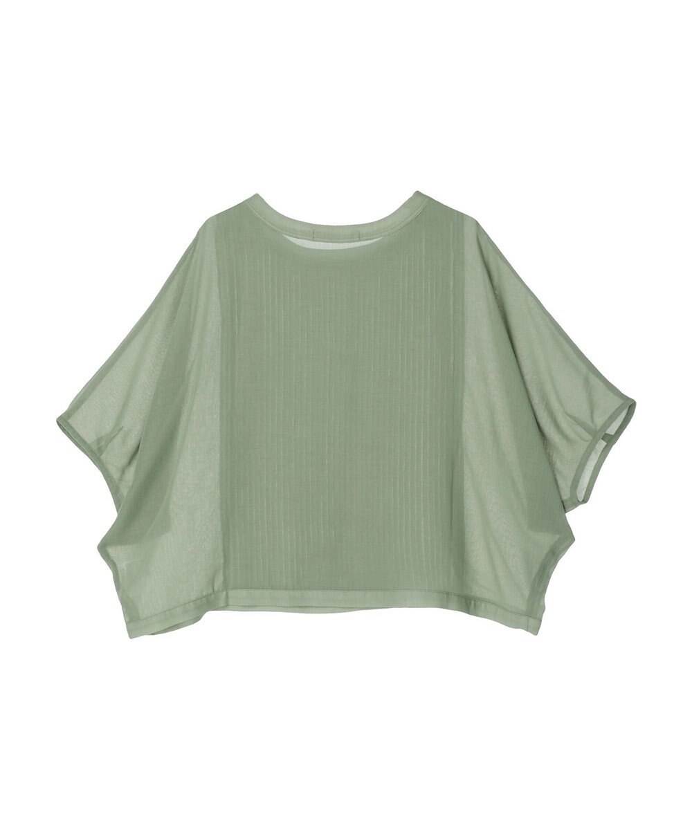 Green Parks ・ｆｕｒｒｙ　ｒａｔｅ　ピンタックボイルブラウス 