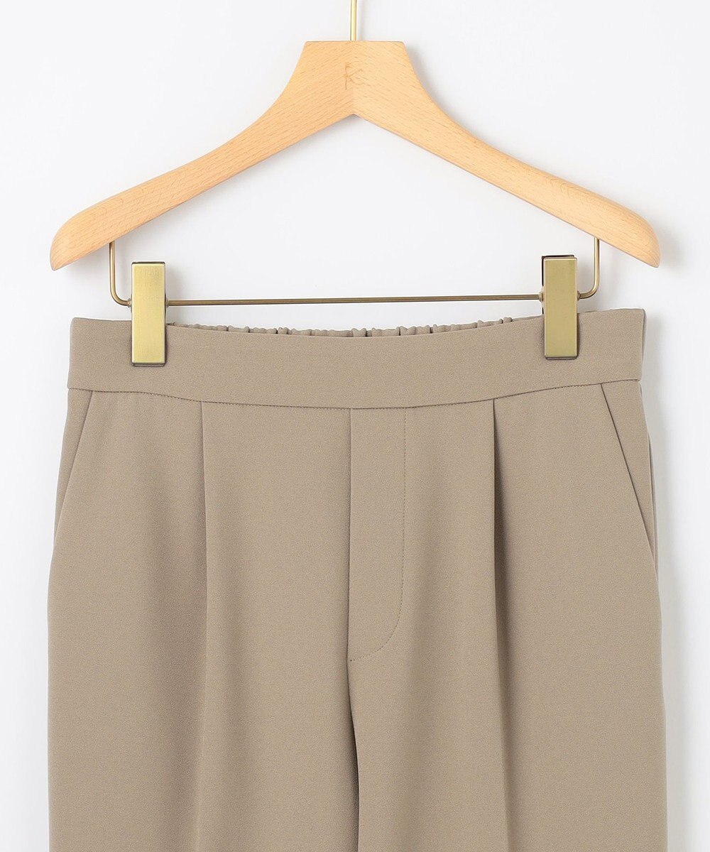 組曲 【暖かい・美シルエット・ストレッチ】バックウォーム テーパードパンツ 