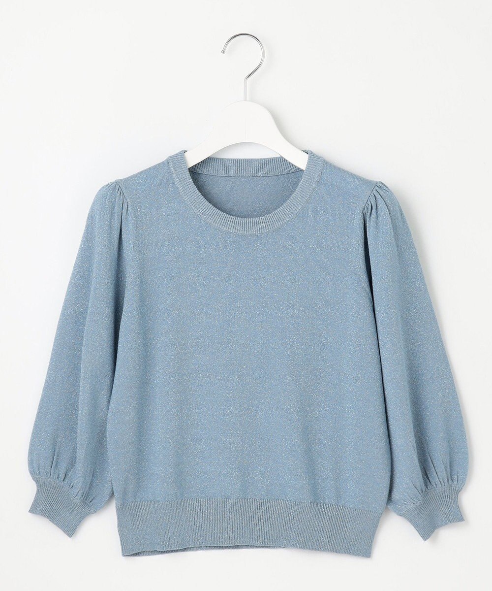 Feroux 【洗える】ラメ プルオーバーニット 