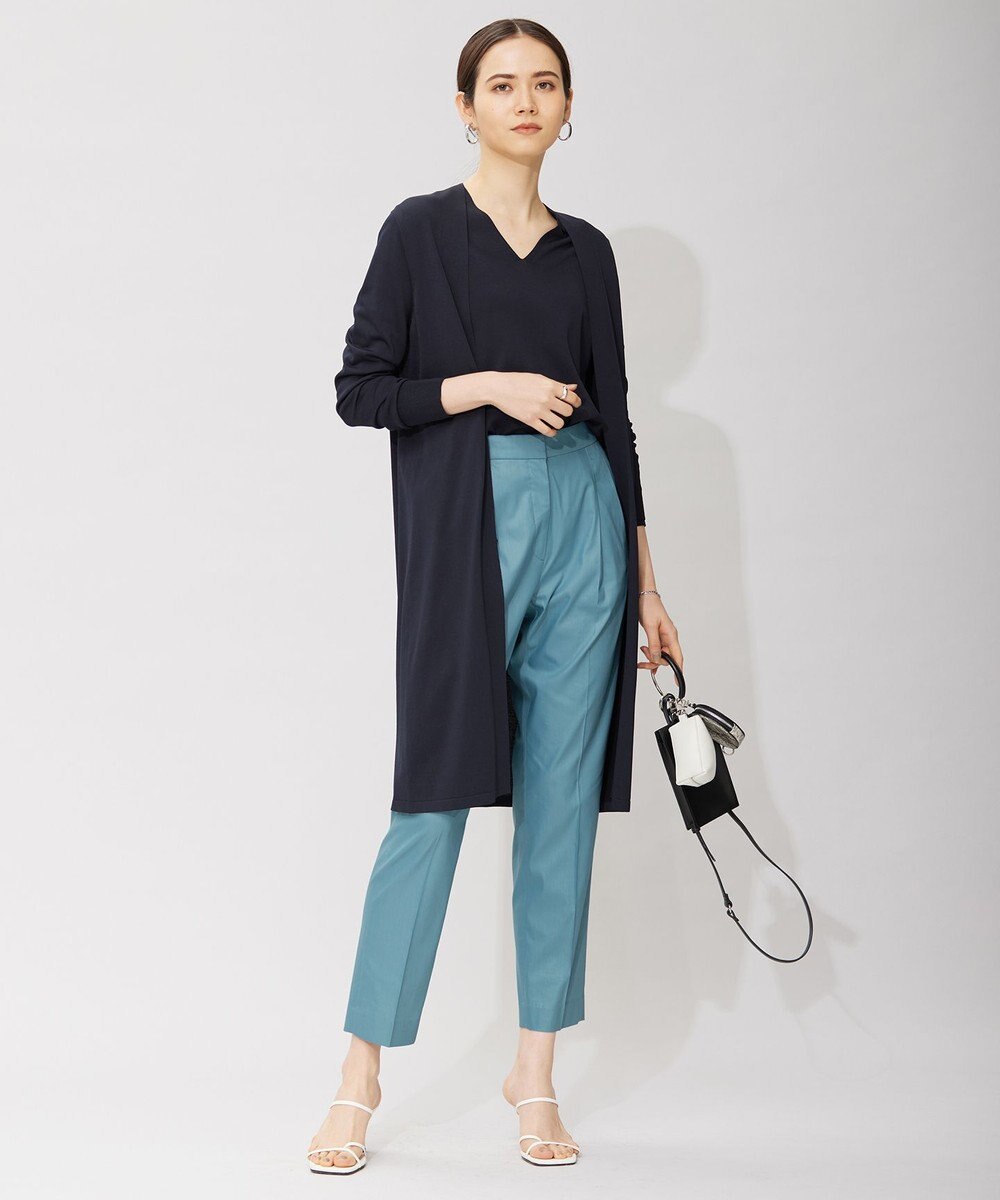 ICB 【WEB限定カラーあり】 シンセティックハイゲージ ロングカーディガン 