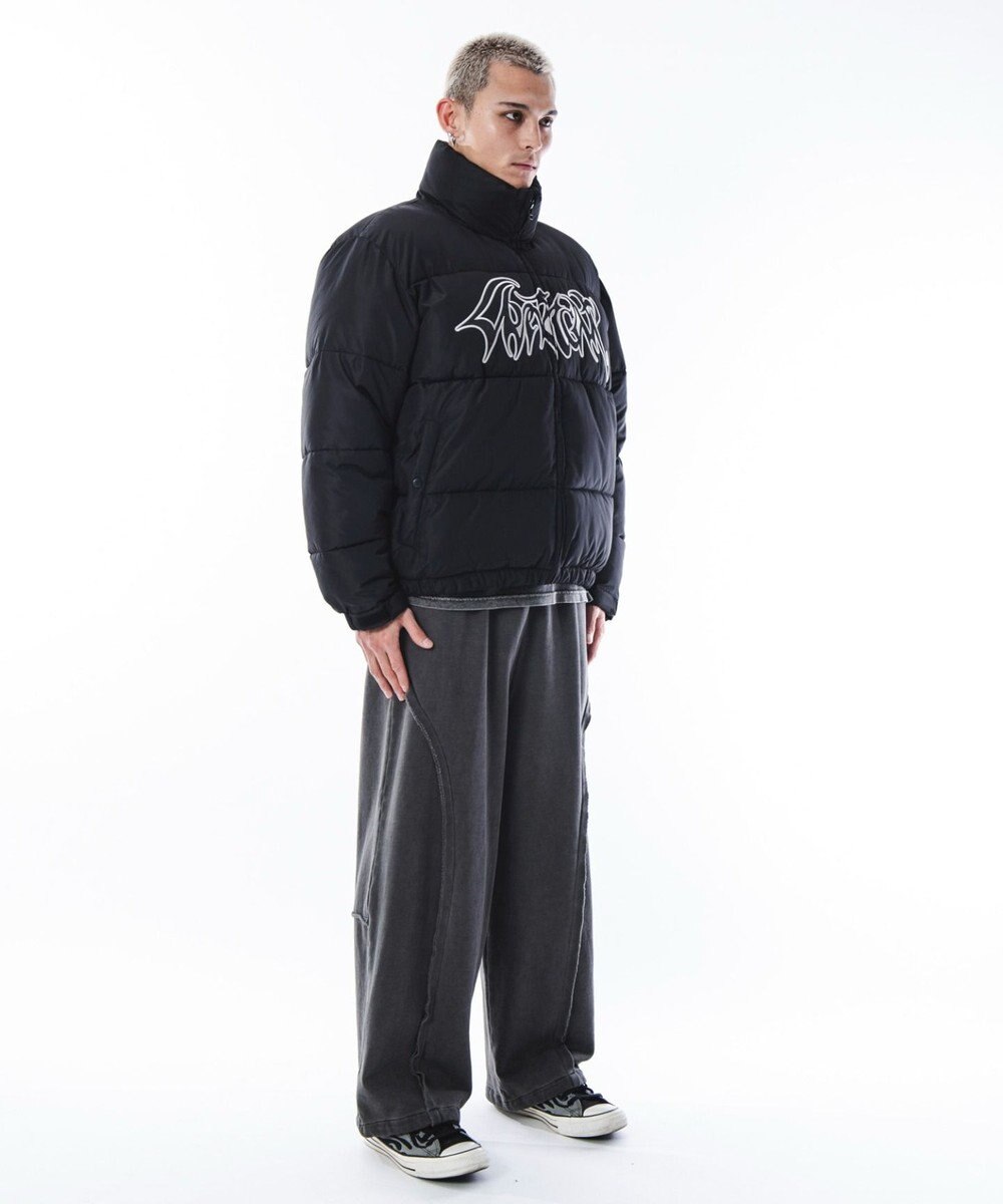 WEGO 【ユニセックス着用ITEM/MLサイズ展開】パファーグラフィックブルゾン 