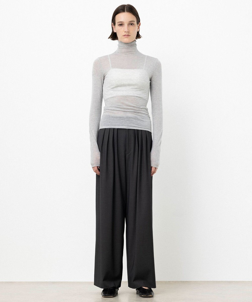 NAVE 【ReNAVE・洗える】シルク混シアータートル 