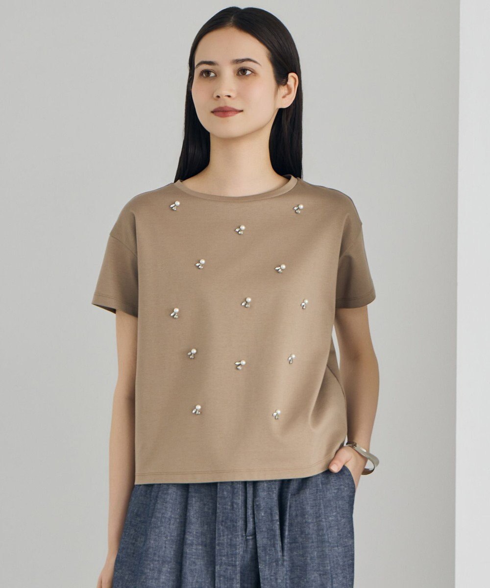 自由区 S ビジュー Tシャツ 