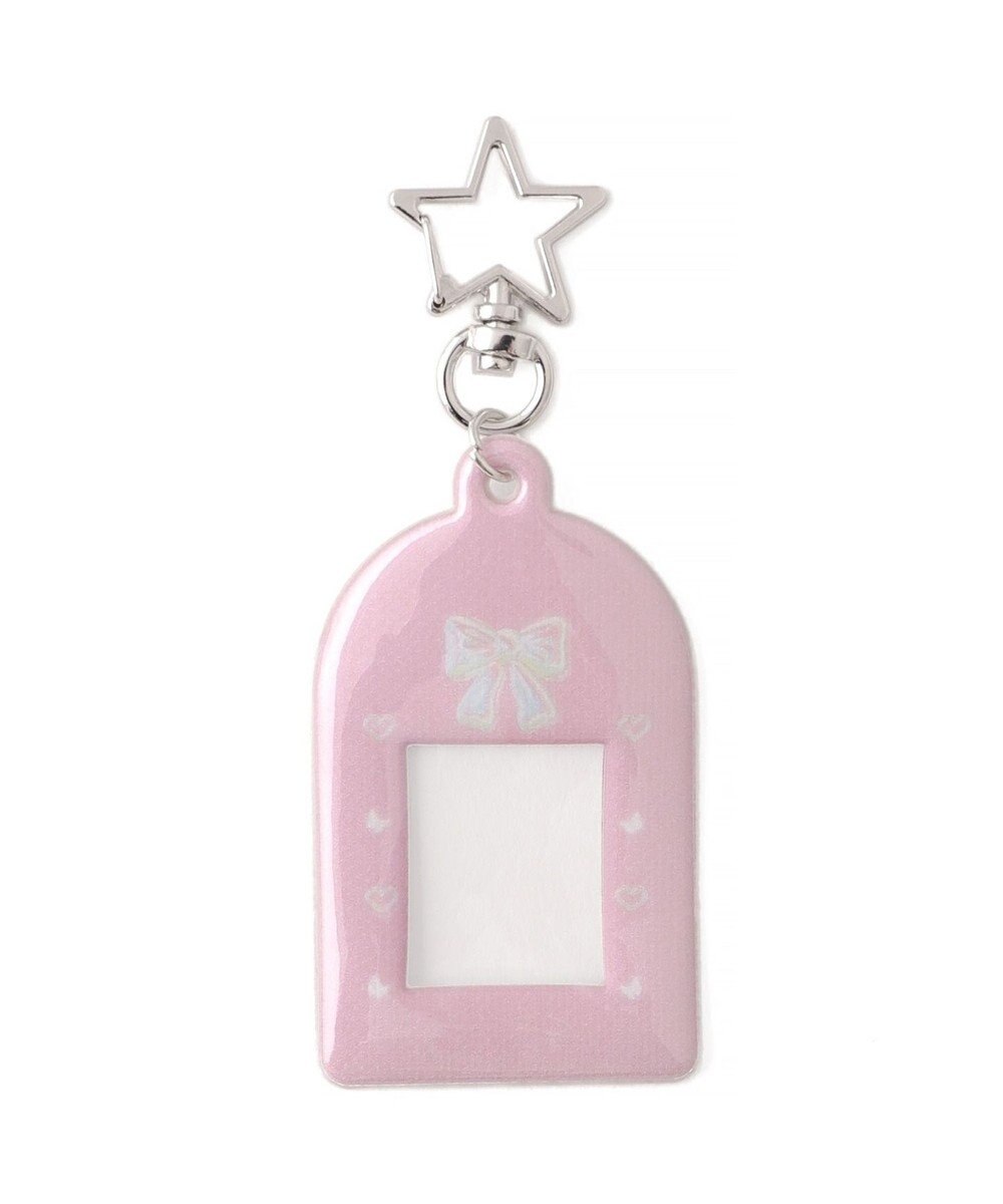 WEGO 【痛バ＆推し活グッズ】ラメモチーフIDフォトケースキーホルダー 